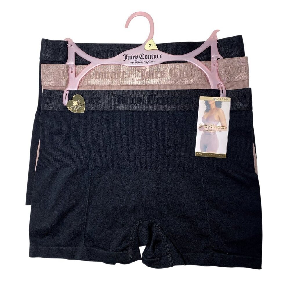 Juicy Couture Slim Shaping Black Beige Shapewear Underwear Size XL NWT - Picture 4 of 4